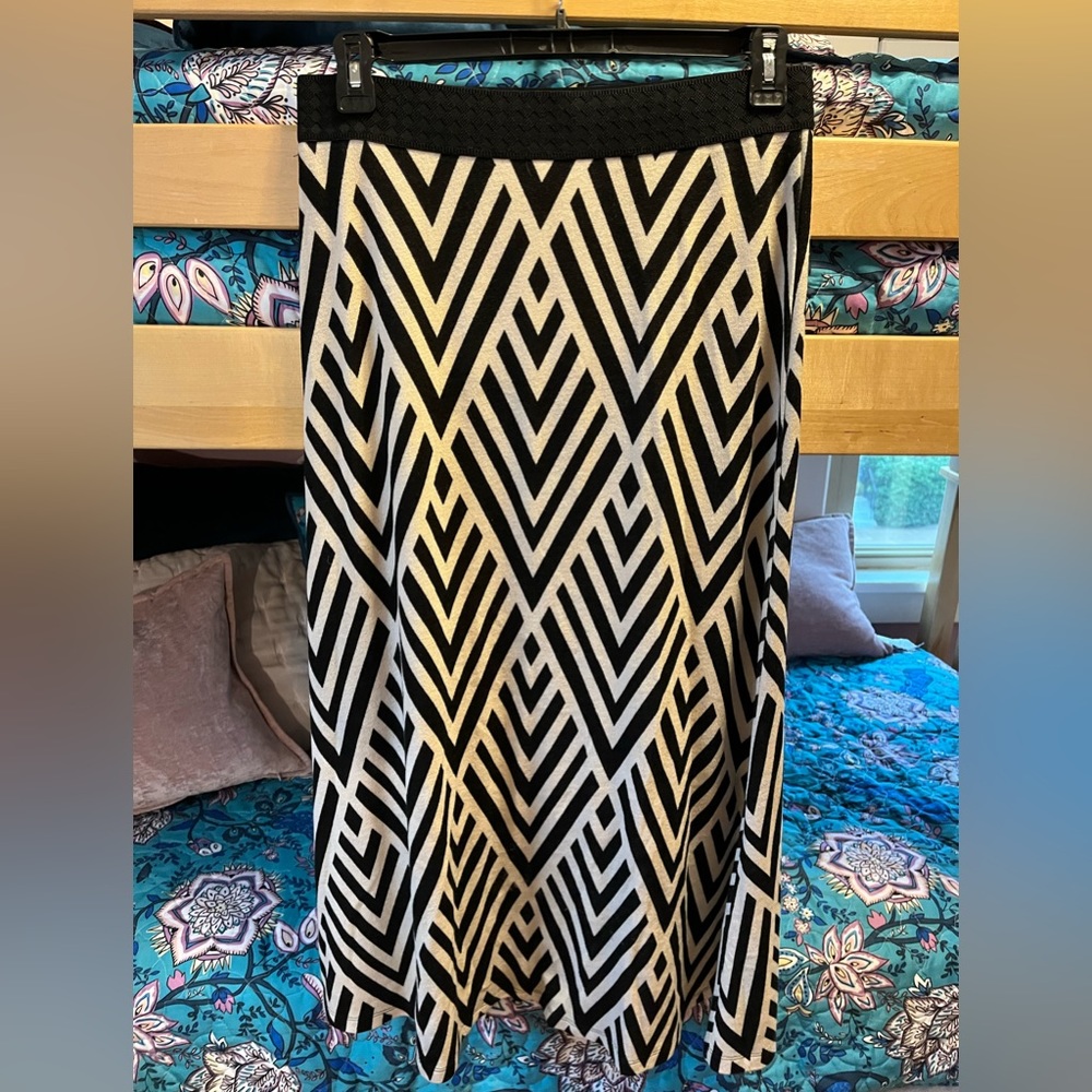 Anthropologie Patterned Skirt
